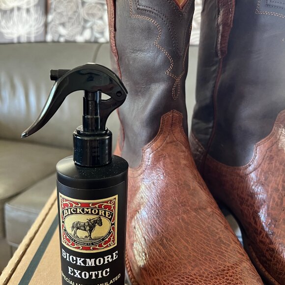 **SOLD**TECOVAS The Wade Men's Russet Smooth Ostrich Roper Boot 11D - Picture 3 of 14